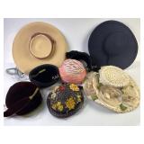 Womens Hats: Sunnyland floral, Brentshire wide