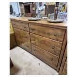 Archbold Furniture Wood Dresser 6 Drawer (61 in.