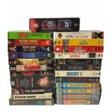 Large vhs lot action, horror