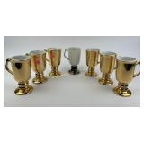 Hall 1273 Gold glo restaurant Irish Coffee mugs,