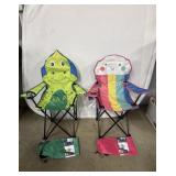 Glaciers Edge Youth Chairs Featuring Dinosaur and