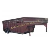 Featherlite Horse Trailer, 20 ft., 1993, Red,