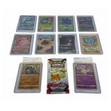 Pokemon 10 cards, with sealed pack