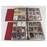 2 full vintage basketball cards albums