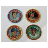 (4) 1971 Topps baseball coins - Rico Carty #113,