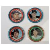 (4) 1971 Topps baseball coins - Willie Horton