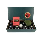 Brookes & Adams Ltd. English carpet bowls set,