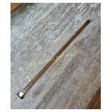 Wood Yard Stick with Markings on Both Sides