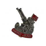 Hanoi Jane enameled metal pin