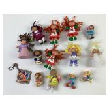 Vintage Cabbage Patch Dolls, figures, keychain