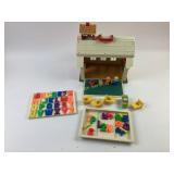 1971 Fisher Price Play Family school complete
