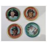 (4) 1971 Topps baseball coins - Bert Campaneris