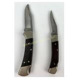 (2) pocket knives Buck 112 O & Schrade Uncle