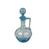 Blue Glass Decanter With Stopper