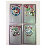 Vintage Super Nintendo Mario Valentine cards