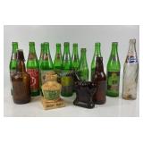 Commemorative 7up Soda Bottles, Pepsi-Cola Bottle,