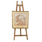 Thai Mythological Artwork with Gilded Bamboo-Style