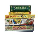 Board Games; Monopoly Deluxe Edition, Outburst, 19