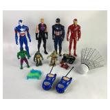 Action Figures: Marvel Iron Patriot, Hawkeye, Capt