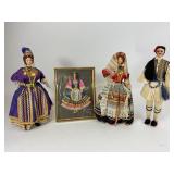 3 Greek Dolls, Costumes