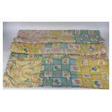 Vintage CareBears alphabet quilt