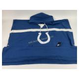 NOS Indianapolis Colts hoodie poncho NWT