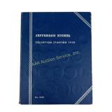 Jefferson Nickel Album Starting 1938 With Partial