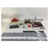 Space Shuttle Endeavour model ,Indy 500 shot Glass