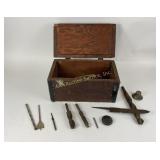 Wooden Tool Chest, Drill Bits