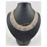 Italian sterling silver necklace modernist 42.75