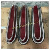 3x 1959 Pontiac Bonneville Tail Light Assembly
