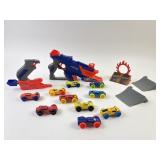 Nerf Nitro car & blasters/launchers lot - 10 cars