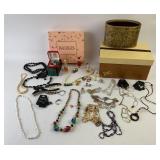 Costume Jewelry, Perfume, Storage Boxes