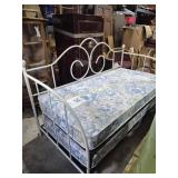 Trundle Day Bed with Sealy Cadet Mattresses