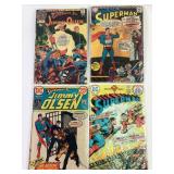 Superman Vintage Comic Book lot of 4