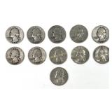 1940s Washington Silver Quarters