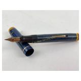 Fountain pen 14k gold nib, missing clip on cap
