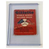 1954 Edition Gillette World Series Record Book
