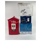 Vintage Randix fire alarm landline phone,