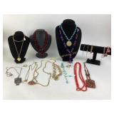 Costume Jewelry: Robert Rose fluorescent beads, Jo