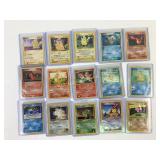 Pokemon vintage lot of 15 cards