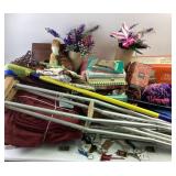 Books, Keychains, Crutches, Kitchen Items, and Art