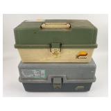 Lot of 2 Plano tackle boxes "FULL" of fishing