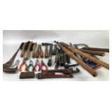 Hand Tools Including Wrenches, Hammers, Files, and
