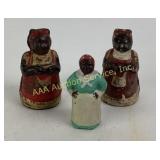 Black Americana Cast Iron Aunt Jemima Banks and Fi