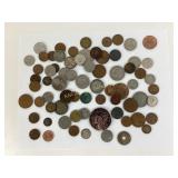 World Coins: England, France, Hong Kong, Germany