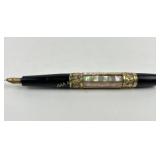 Victorian MOP & gold filled fountain pen 14k gold