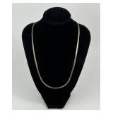 .925 Italy Sterling Silver Necklace, 6.56g TW