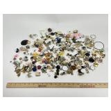 Costume Jewelry: Unmatched Clip on, Screw back