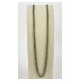 Italy .925 Sterling Silver necklace 9.44g TW 20 in